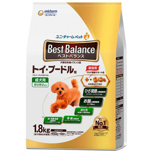 Premium - ユニ・チャーム ベストバランス カリカリ仕立て トイ・プードル用 1.8kg