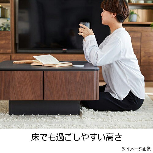 大塚家具 センターテーブル「MLT211 120」 幅120cm OK-WH色 天板メラミン化粧板 [3]