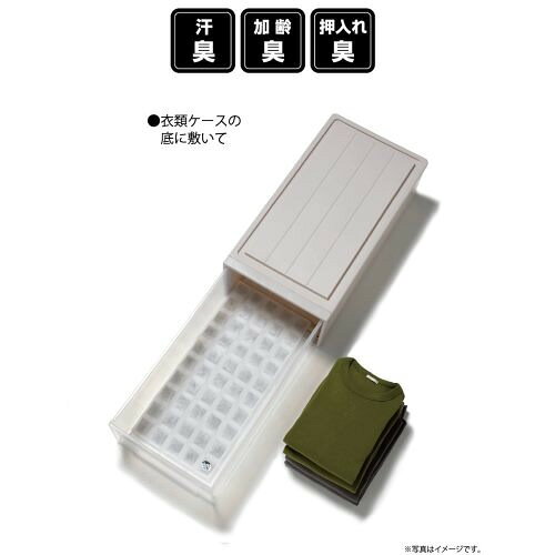 イシガキ産業 KARARIハイブリッド脱臭&除湿シート・衣装ケース用 1枚入 [2]