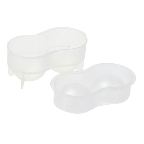 氷が取りやすい丸氷2個取り ホワイト