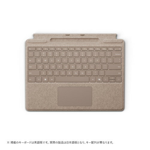 Microsoft 8XA-00163 Surface Pro キーボード(ペン収納付き/スリム ペン別売り) タイプ カバー デューン
