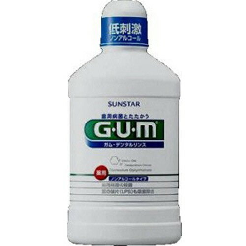 サンスター GUMデンタルリンス500ML ノンアルコール