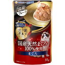 ユニ・チャーム 猫用 銀のスプーン 三ツ星グルメ パウチ 国産プレミアム 贅沢フレーク 国産天然まぐろ100% 35g(4)