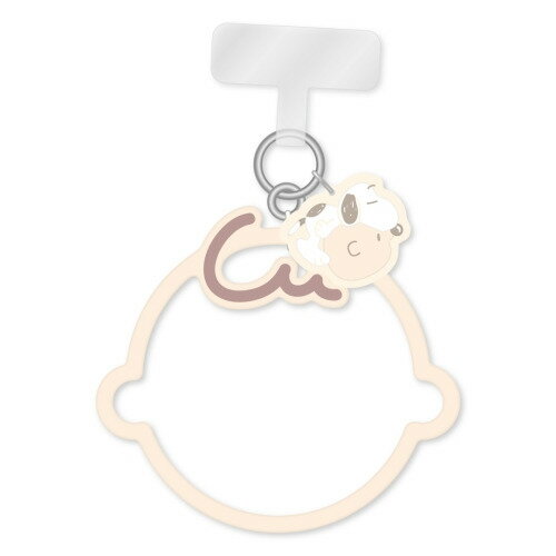 グルマンディーズ SNGG-67B ピーナッツ マルチリングプラス シリコンブレスレット スヌーピー＆チャーリー・ブラウン