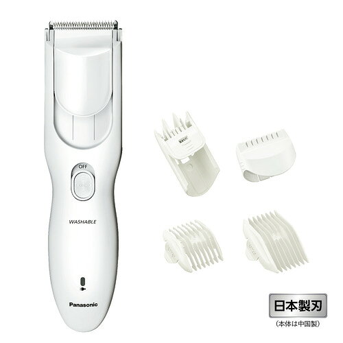 パナソニック ER-GF42-W ファミリー用ヘアカッター 多彩なアタッチメント付属 防水...