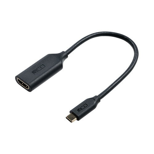 ナカバヤシ UYA-CHD2BK Type-C-HDMI 変換アダプタ ブラック