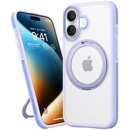 Torras X00FX1795 ROstand R Fusion case for iPhone16 Plus Light Purple 3