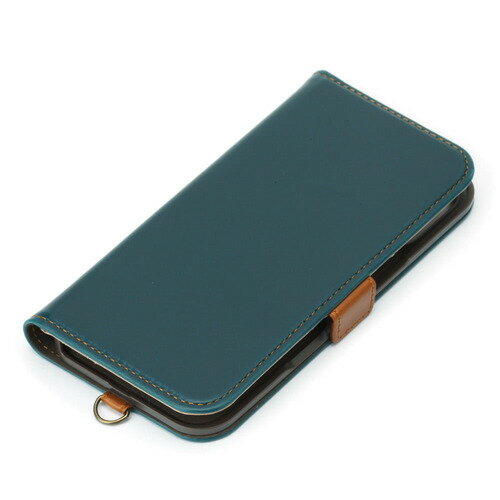 PGA PG-24AFP01BL iPhone 16用 フリップカバー [ブルー] Premium Style