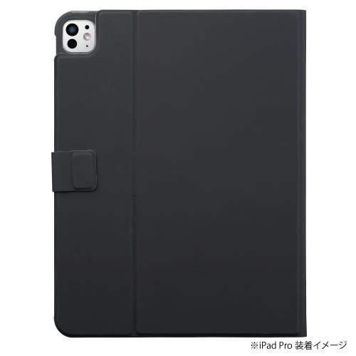 ナカバヤシ TBC-IPP24309BK iPad Pro（M4）13インチ用 回転式ハードケースカバー ...