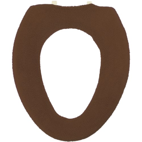 ヨコズナクリエーション カラーショップ 便座カバーO型 ブラウン ●O型便器用の便座カバー。【仕様】適応サイズ（cm）：幅37cm・奥行44cm以内素材：アクリル・ポリエステル原産国：中国