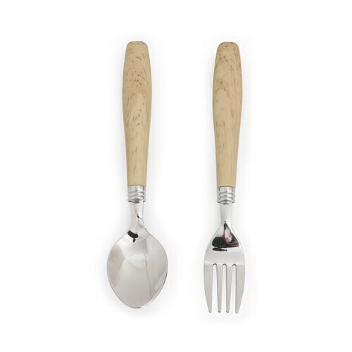 ヤマダオリジナル カトラリー2点セット ナチュラル S