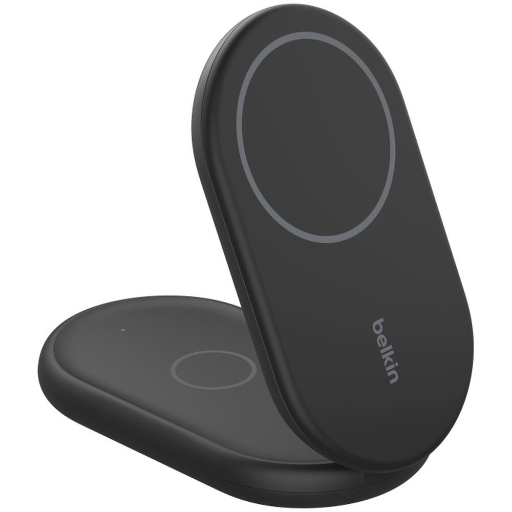 ベルキンQi2 2-in-1 折りたたみ式ワイヤレス充電器WIZ028QCBKiPhone と AirPodsを同時に充電できる折りたたみ式ワイヤレス充電器。・Qi2による最大15Wの急速充電。・磁気ハンズフリー設計で、iPhoneを垂直方向と水平方向の両方でしっかりと保持します。・AirPodsの充電に最適な、5WQi Pad。 LED インジケーター付き。・iOS17のスタンバイモードに対応【動作環境】[保証書]あり【発売日】2024年09月27日