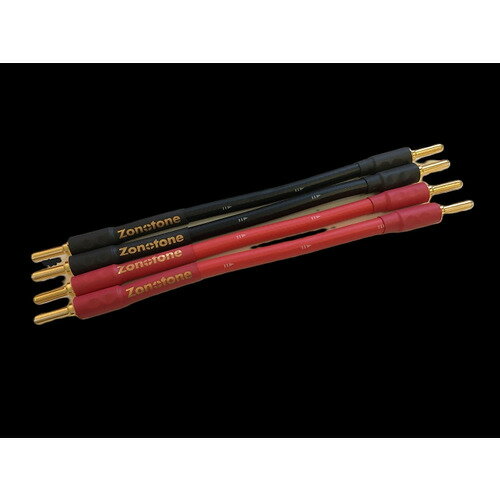 其它 电缆 - ゾノトーン ZJP-RS1／0.15mm／B-B ジャンパーケーブル バナナプラグ←→バナナプラグ 4本1組