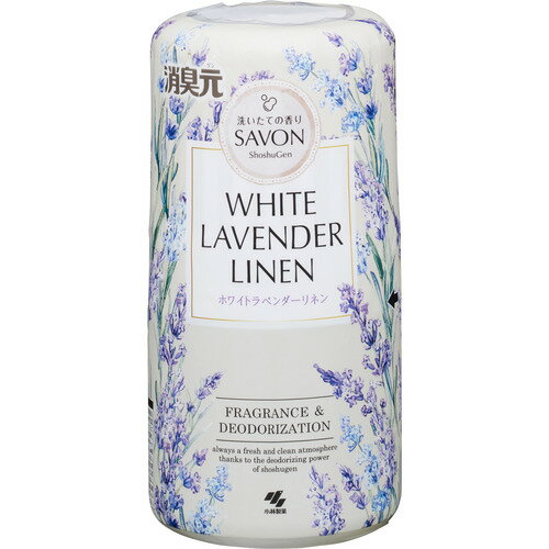 小林製薬 消臭元 SAVON ホワイトラベンダーリネン 400ml 小林製薬 消臭元 SAVON ホワイトラベンダーリネン 400ml