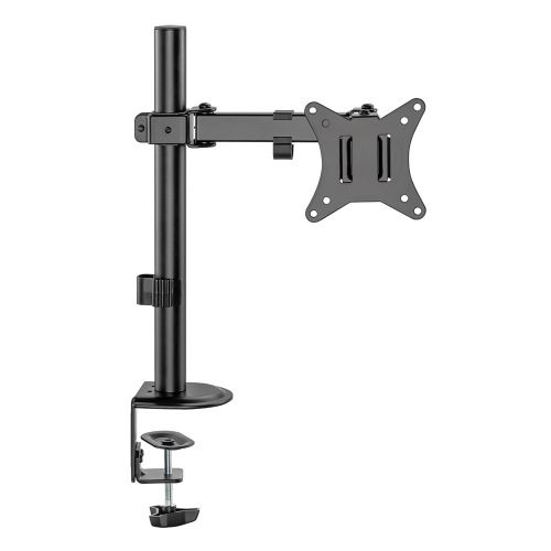 ナカバヤシ DTA-AR02BK ポール固定式 液晶モニター用アーム ブラック