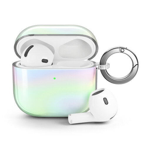 PGA PG-AP4TP2AR AirPods 第4世代用 ソフトケース オーロラ