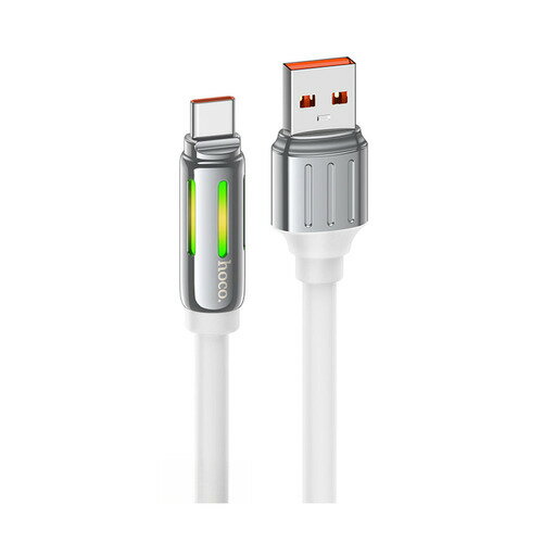 JTT U136-AC-WH hoco U136 RGB Type-Cケーブル 5V／5A充電に対応 1.2m ホワイト