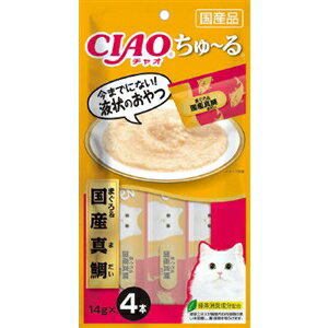 いなばペットフード ちゅーる まぐろ＆国産真鯛 14g×4本