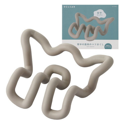 エレコム HCK-SMBGY 背中の筋肉のコリほぐし グレー