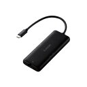 エレコム DST-070BPBK ドッキングステーション USB-Ax2 USB-Cx1 USB PD対応 ブラック