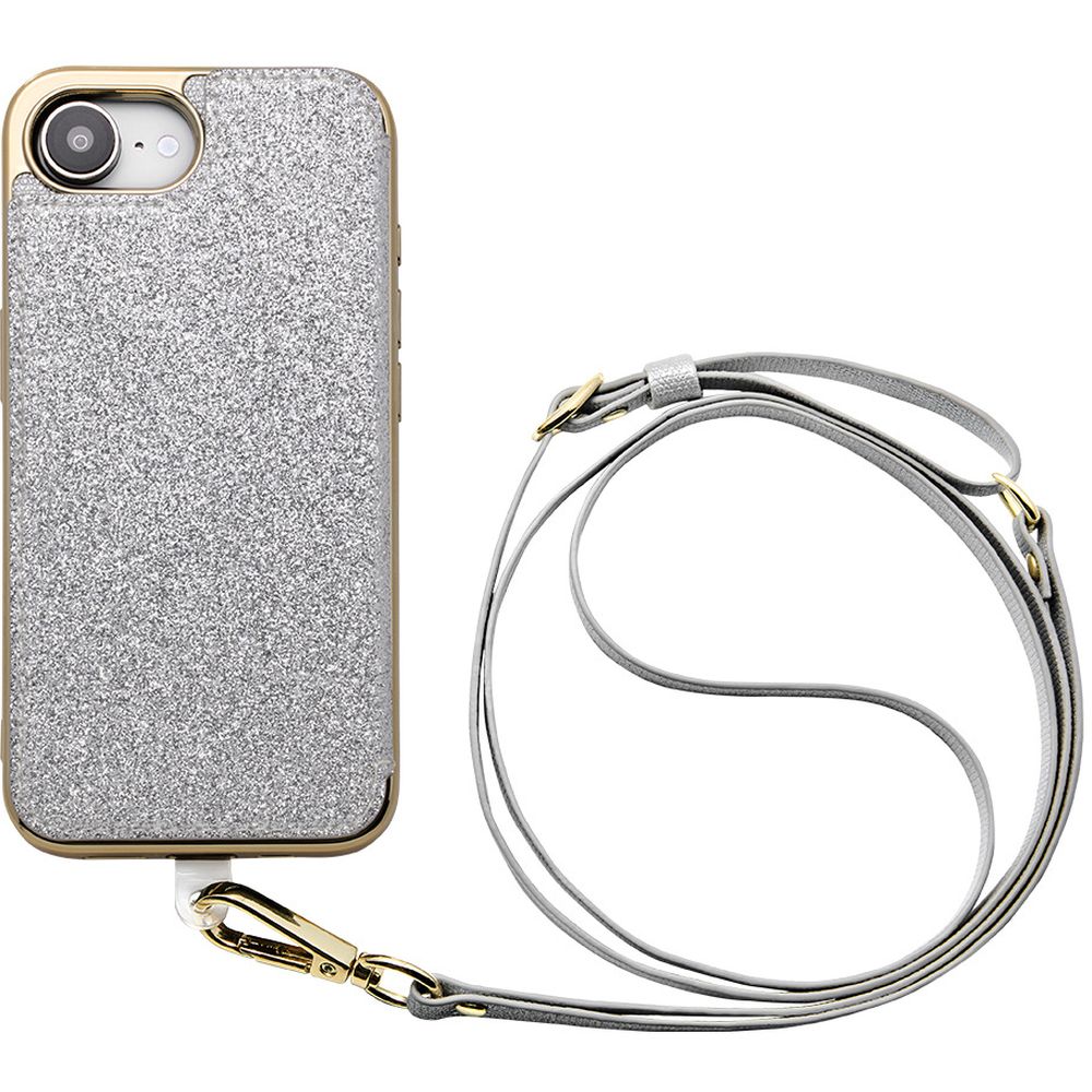 樂天商城 - ユニケース Cross Body Case Duo iPhone 16e用 (shine silver) UNI-CSIP25S-2CBSS