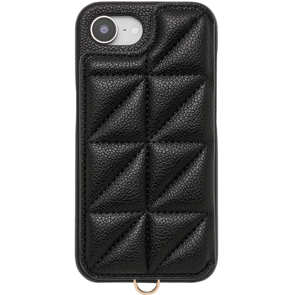 樂天商城 - ユニケース Triangle Puffy Case iPhone 16e用 (black) UNI-CSIP25S-2TPBK