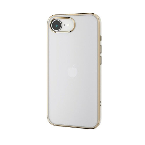 エレコム PM-A25SUCTMLGB iPhone 16e &me ソフトケース メタリックライン