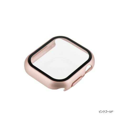 ナカバヤシ SMWC-AW421PG Apple Watch Series10用 高硬度9Hガラス+ケース 42mm ピンクゴールド ナカバヤシ SMWC-AW421PG Apple Watch Series10用 高硬度9Hガラス+ケース 42mm ピンクゴールド