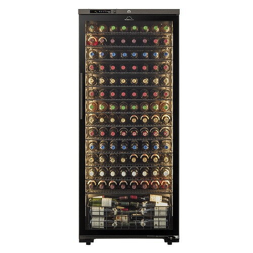 フォルスタージャパン ST-409G(WK) ロングフレッシュ 日本製 120本収納 右開き 傾斜ラック 新冷媒 25年..