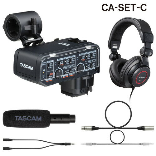 樂天商城 - TEAC CA-SET-C カメラ用XLR マイクアダプターCA-XLR2d-C スターターセット キャノン用 TASCAM ブラック
