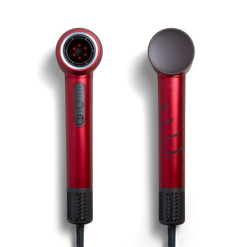 旭興進 ED-RD-02 ELLE ヘアグロスドライヤー レッド●4つのコア技術搭載髪の内側から乾かす近赤外線高速乾燥を実現するハイスピードDCモ一ター髪の広がりを抑えるマイナスイオン頭皮の血行をサポートする赤色LED●4つのモードで多様なニーズに対応DRYモード（70-90度）速乾とケアの両立：1番速く乾かせるモード。自動温度調整機能で通熱による髪へのダメージを最小限に抑え、素早く乾かす。SCALPモード（40-45度）頭皮の健康を考えたモード。体温に近い温度で、過度な乾燥を防ぎながら頭皮を優しくケア。BEAUTYモード（40-80度）温風と冷風を自動で交互に切り替えるプログラムにより、髪のクセを整え、長時間のスタイル維持を実現。COOLモード（自然風）スタイリングの仕上げに。キューティクルを引き締め、持続的な艶とスタイルを保持。&nbsp;【仕様】本体重量：540g(コード含まず)