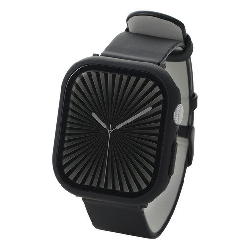 樂天商城 - エレコム AW-24AFCGBK アップルウォッチ カバー Apple Watch Series 10 [ 46mm ] フルカバー 表面硬度10H ブラック