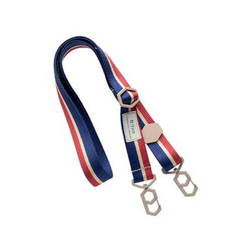 HAMEE iFace Hang and ショルダーストラップ ライン／レッドネイビー IFACEHANGSTLRD