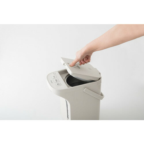 ピーコック WMR22 電動ポット 早沸きタイプ 2.2L アッシュホワイト - 2