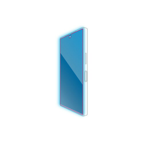 樂天商城 - エレコム PM-S252FLGGBL AQUOS R10 ( SH-51F ) ガラスフィルム 高透明 ブルーライトカット 強化ガラス 表面硬度10H 指紋防止 飛散防止