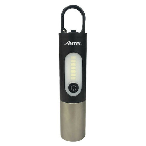 ワイエスエヌ カラビナ付き充電マルチライトブラック ANTEL HX10LT-023BK ●カラビナ付きで荷物につけやすい懐中電灯です。Type-C充電最大使用時間：約10時間点灯モード：4種類