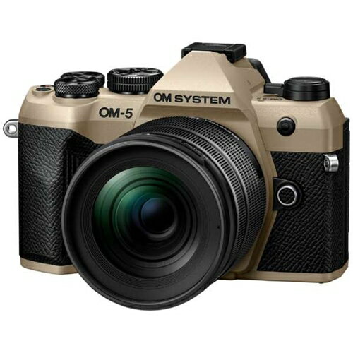 樂天商城 - OMデジタルソリューションズ OM-5 Mark II 12-45mm F4.0 PRO レンズキット ミラーレス一眼カメラ IP53防水防塵対応 サンドベージュ
