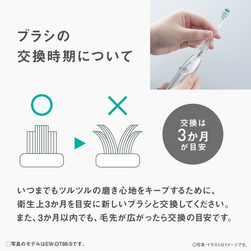 パナソニック EW0830-X 歯間フィットブラシ ドルツ専用 2本入 クリア