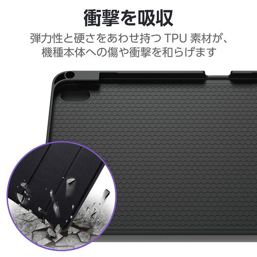 エレコム TB-A25RSABK iPad ケース 11インチ ( A16 )／10.9インチ 第10世代 マグネ...