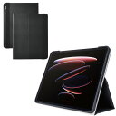 エレコム TB-A25XPLF2BK iPad Air ケース 13インチ ( M3/M2 ) ベルト付きフラップ カバー ブラック