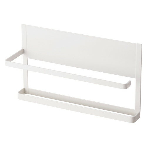 エレコム KA-KSLKPWH マグネット キッチンペーパーホルダー 大判ロール対応 ふきん掛け フック6個付属 ..