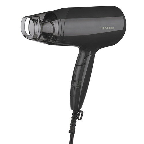 テスコム TD260B-H ドライヤー 大風量 速乾 マイナスイオン 軽量 折りたたみ式 ヘアドライヤー グレー