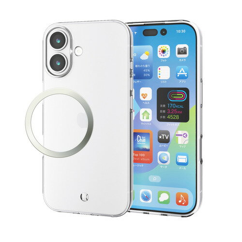 樂天商城 - エレコム PM-A25AUCTCR iPhone 17 ケース ソフト カバー 磁気吸着対応メタルステッカー付 クリア