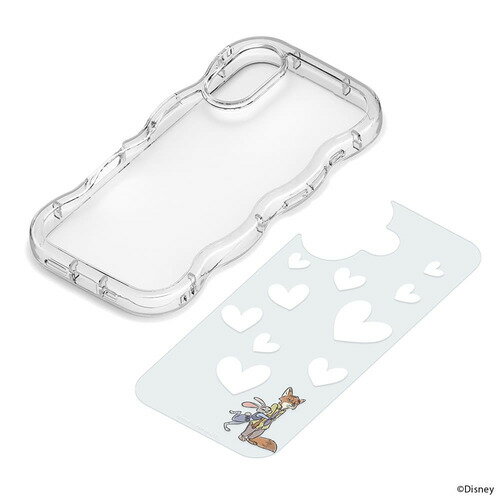 PGA PG-D25AWH03ZTP iPhone 17用 ウェーブケース [ズートピア]