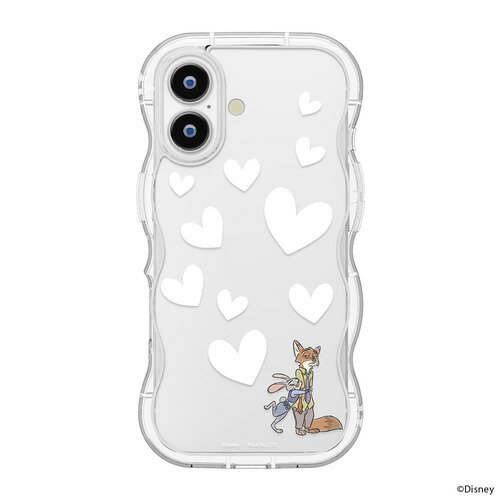 PGA PG-D25AWH03ZTP iPhone 17用 ウェーブケース [ズートピア]