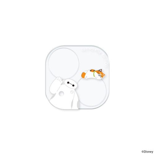 PGA PG-D23ACLG14BAY iPhone 15／15 Plus／14／14 Plus用 カメラフルプロテクター [ベイマックス]