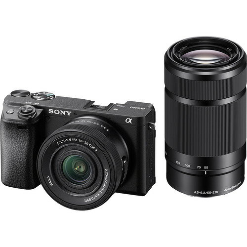 Mamiya - ソニー ILCE-6400X B 一眼カメラ α Eマウント ダブルズームレンズキット ブラック