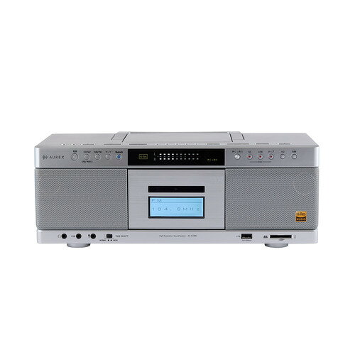 東芝 AX-KCR90(S) CDラジカセ 40Wスピーカーシステム搭載 ハイレゾ対応 シルバー