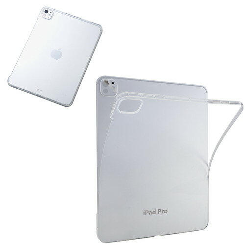 エレコム TB-A25PMUCCR iPad Pro ケース 11インチ ( M4 ) ソフト カバー 軽量 クリア