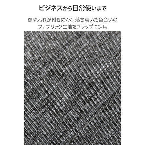 イーウェルネス楽天市場店のエレコム TB-A25SWVCGY iPad mini 8.3インチ(A17 Pro)/第6世代 マグネット式フラップ ケースカバー 2アングル スタンド オートスリープ 背面クリア グレー｜アングル3